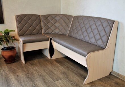 Кухонный уголок Барон (эко-кожа), венге + беж 