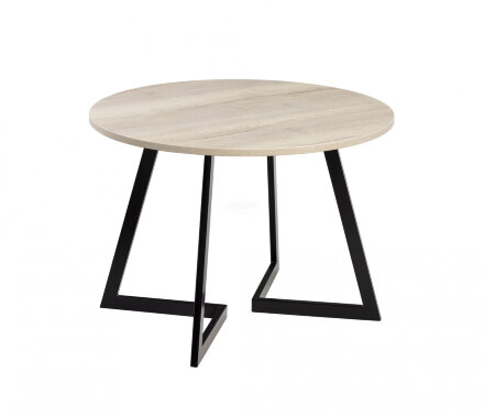 Стол круглый Гермес 1050 опора черная 