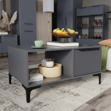 Стол журнальный Кимберли, Графит 