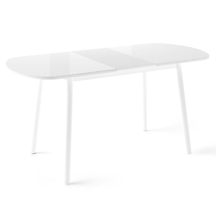 Стол раздвижной Мидел МИНИ, белый 